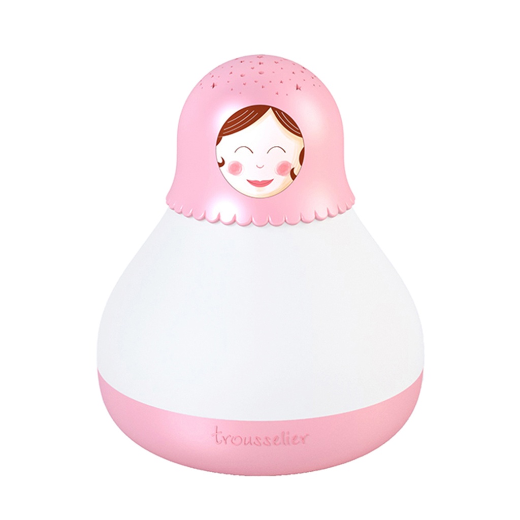 Matryoshka 俄羅斯娃娃 LED音樂星星投影燈  (USB充電版本)