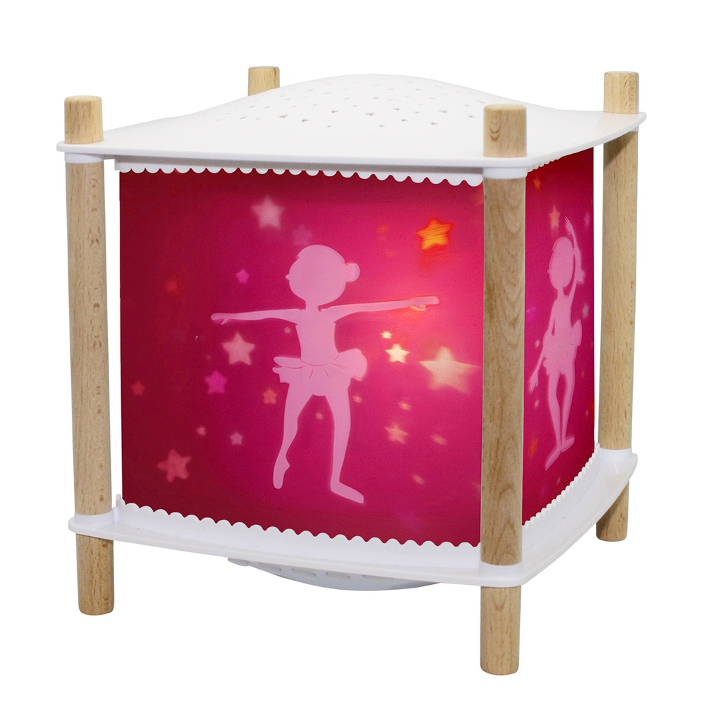 芭蕾舞女孩 星星投影走馬燈 (簡單版本+ 喚醒功能) [6011UC]