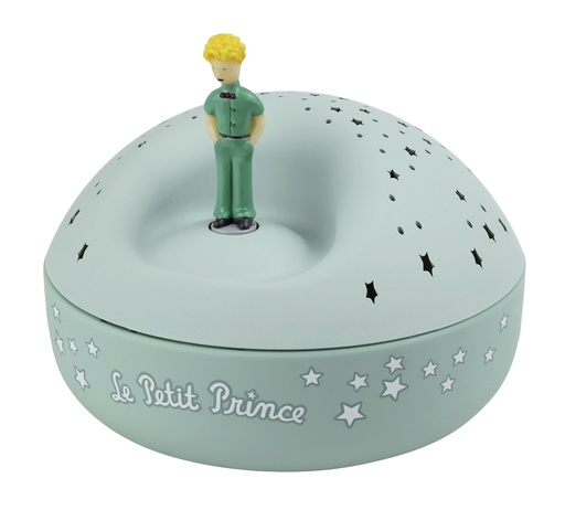 [5031] Little Prince 小王子自转投影灯 (全橡胶粉绿)