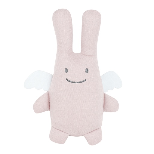 [TRV1081_64] 天使小兔 (20cm) 粉紅亞麻布 [V1081 64]