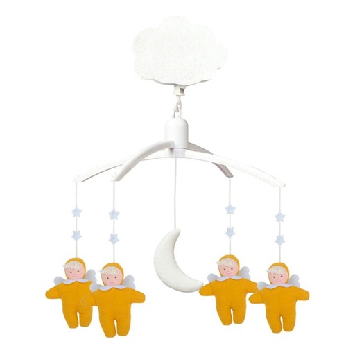 [TRVM1144_62] 床鈴裝飾 天使 (黃色)[VM1144 62]